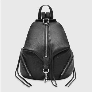 Rebecca Minkoff Julian Medium Black Leather Bag